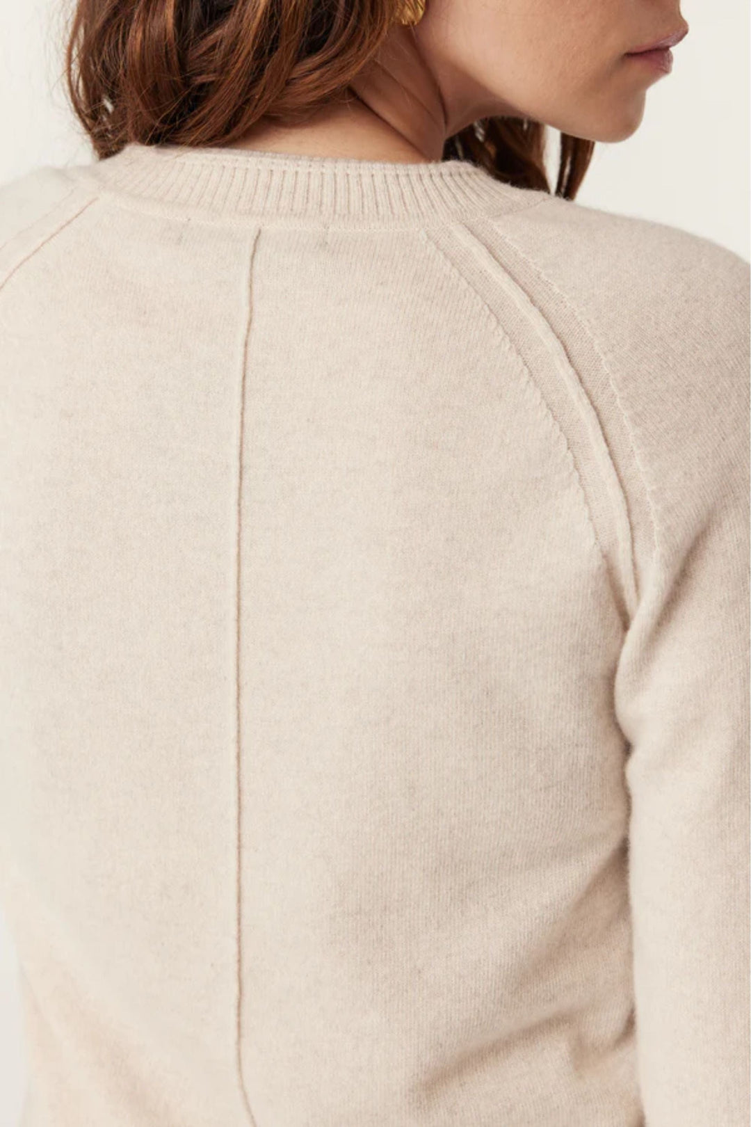 CABLE JUMPER CASHMERE CREW JUMPER - CAW25163