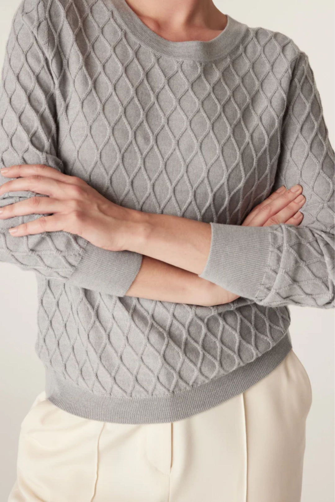 CABLE JUMPER HAMPDEN MERINO JUMPER - CSC1063
