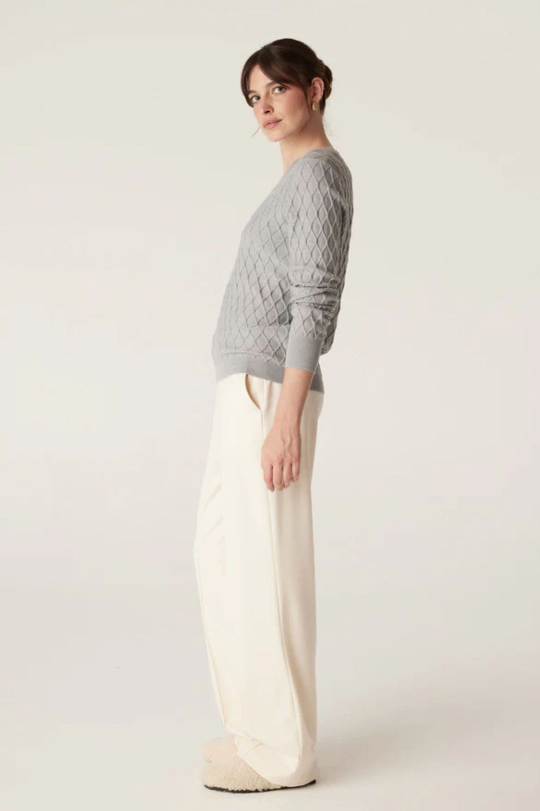 CABLE JUMPER HAMPDEN MERINO JUMPER - CSC1063