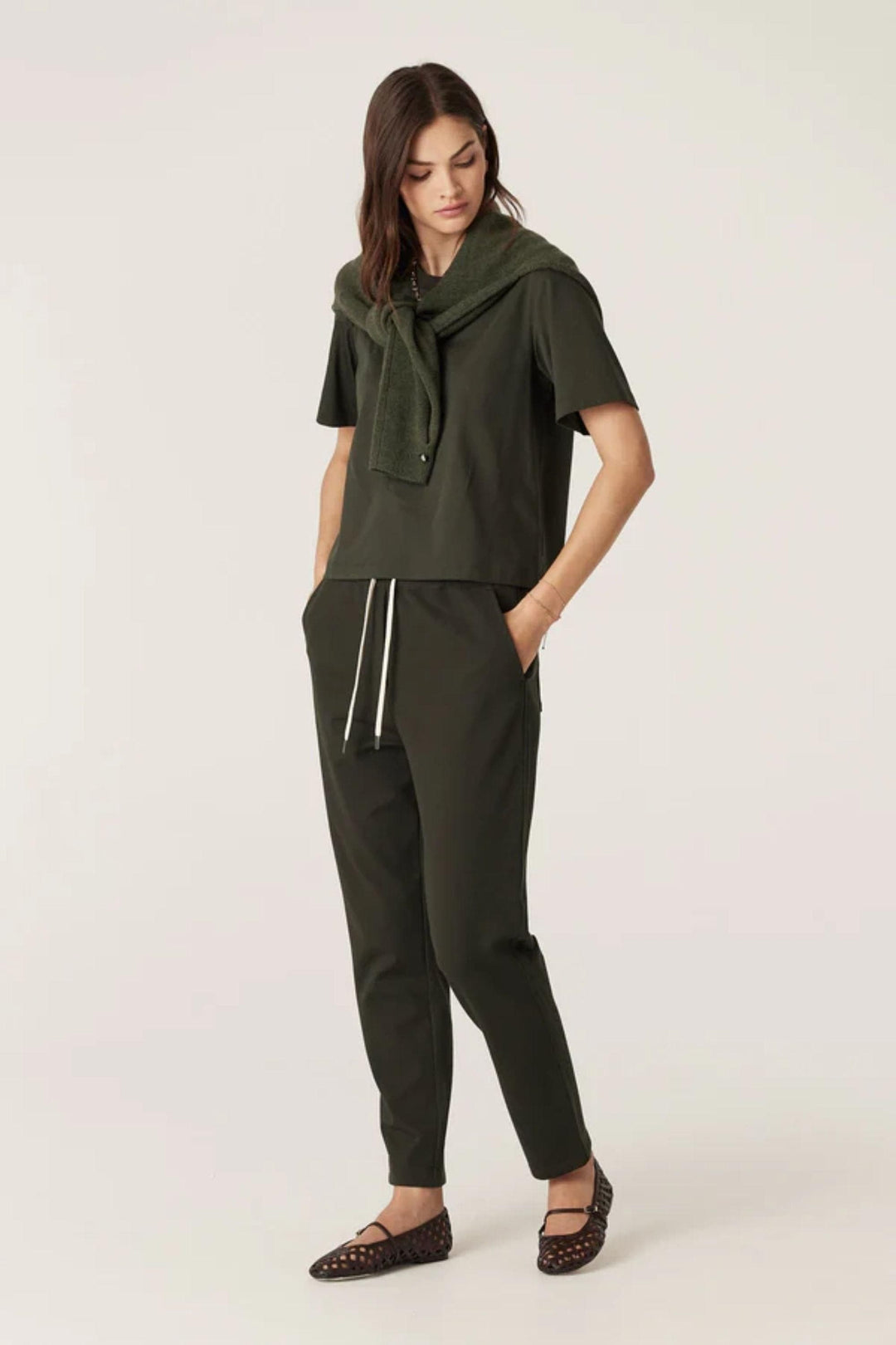 CABLE PANTS LUCA TWILL JOGGER - CAW26219