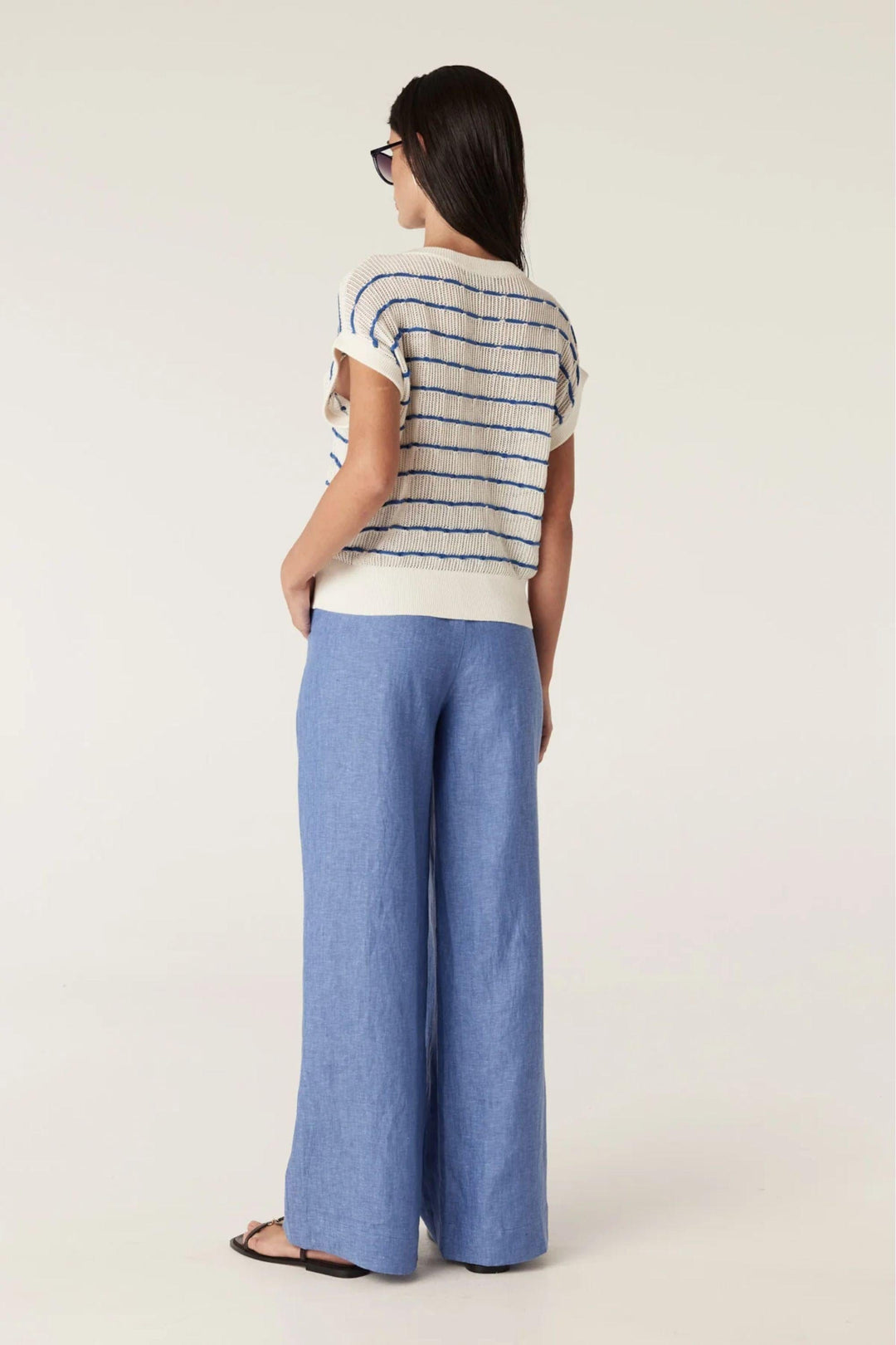 CABLE PANTS SAIL LINEN PANT - CSS25380