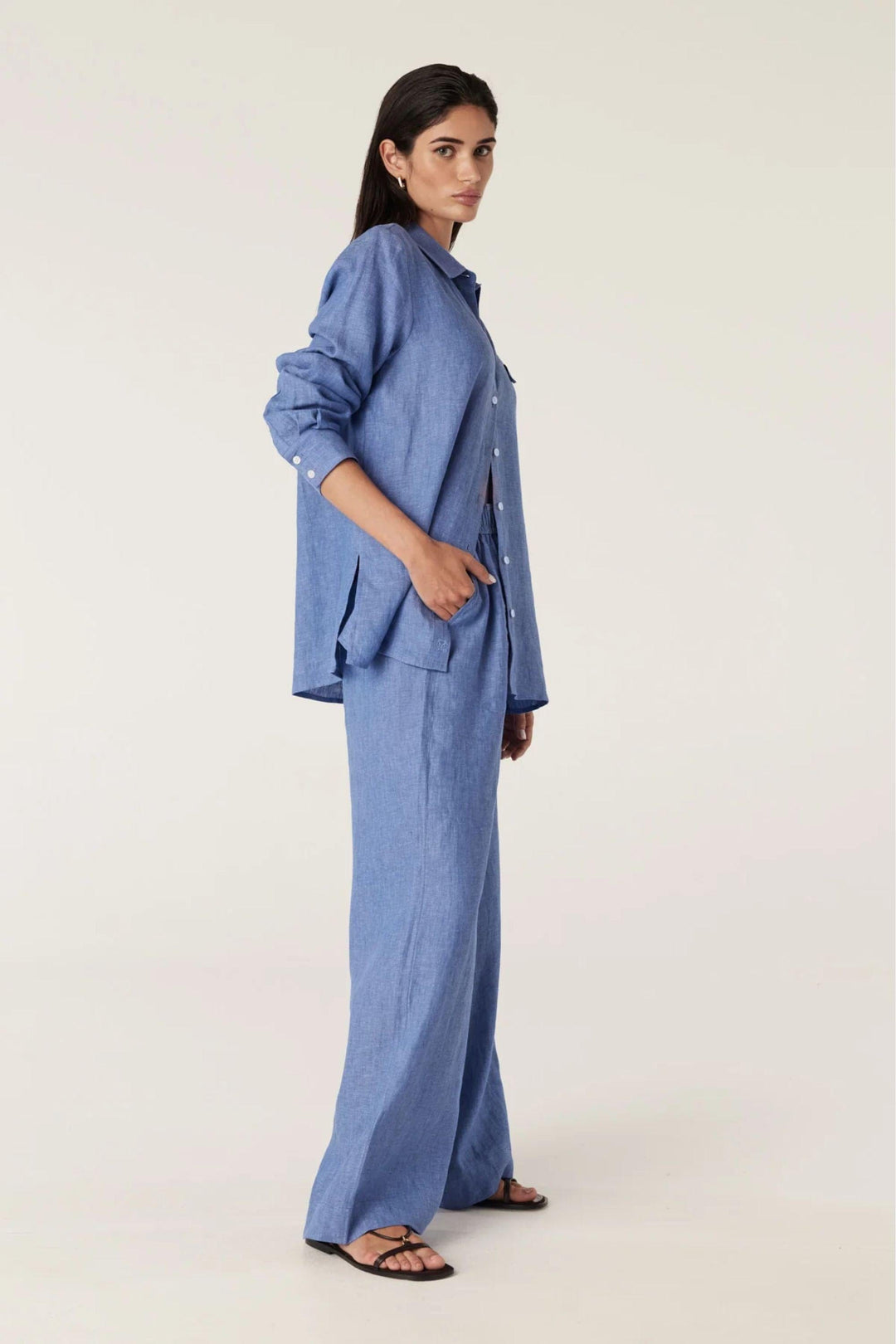 CABLE PANTS SAIL LINEN PANT - CSS25380