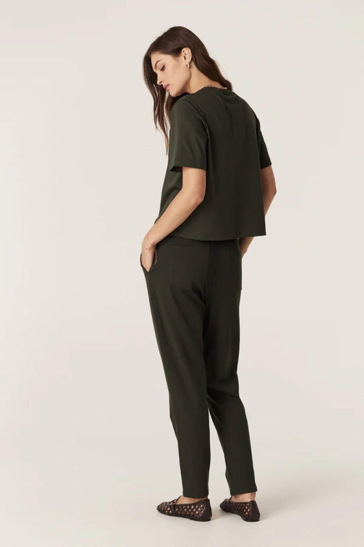 CABLE T-SHIRT PIMA BOXY TEE - CAW26225