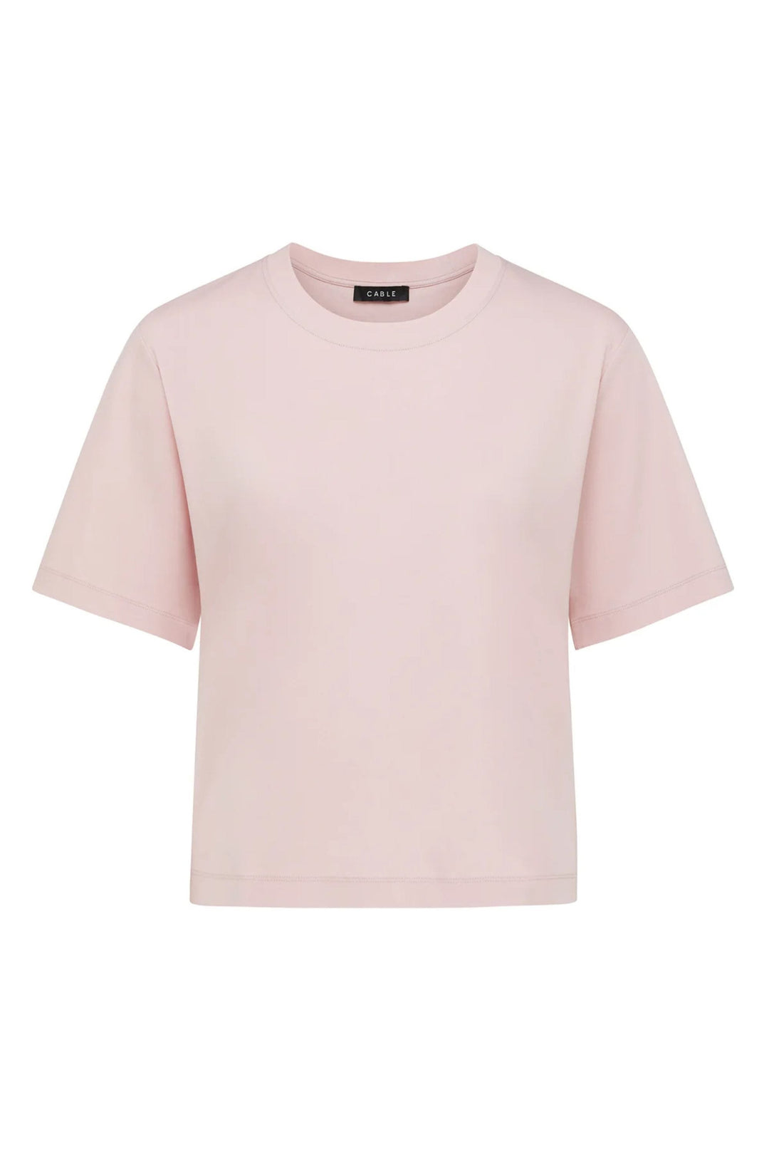 CABLE T-SHIRT PIMA BOXY TEE - CSS26603