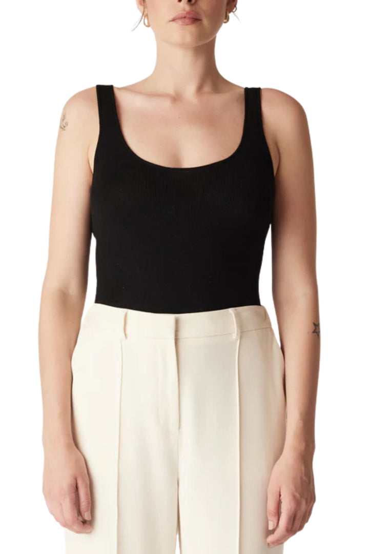 CABLE TOP SUPERFINE MERINO SINGLET - CSC1053