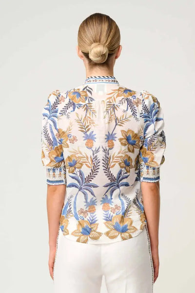 CALANTHA SILK COTTON SHIRT - OW22009 SHIRT