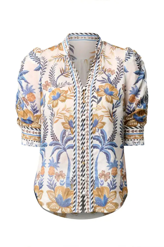 CALANTHA SILK COTTON SHIRT - OW22009 SHIRT