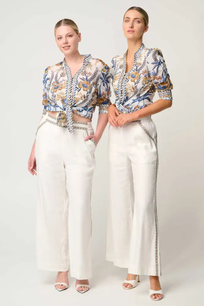 CALANTHA SILK COTTON SHIRT - OW22009 SHIRT