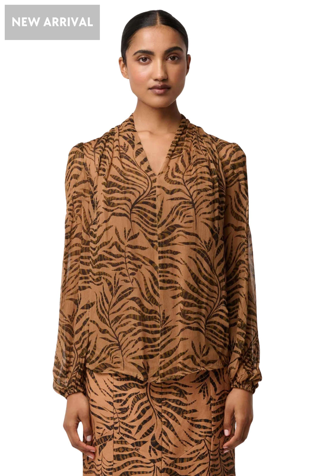 CAMILLE SHEER BLOUSE - OW22117 - BLOUSE