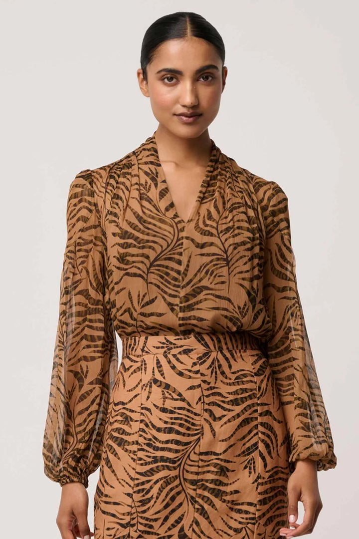 CAMILLE SHEER BLOUSE - OW22117 - BLOUSE
