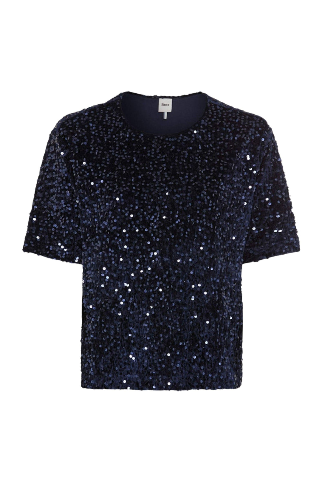 CARA SEQUIN TEE - 37-3858 - 8 / MIDNIGHT - TOP