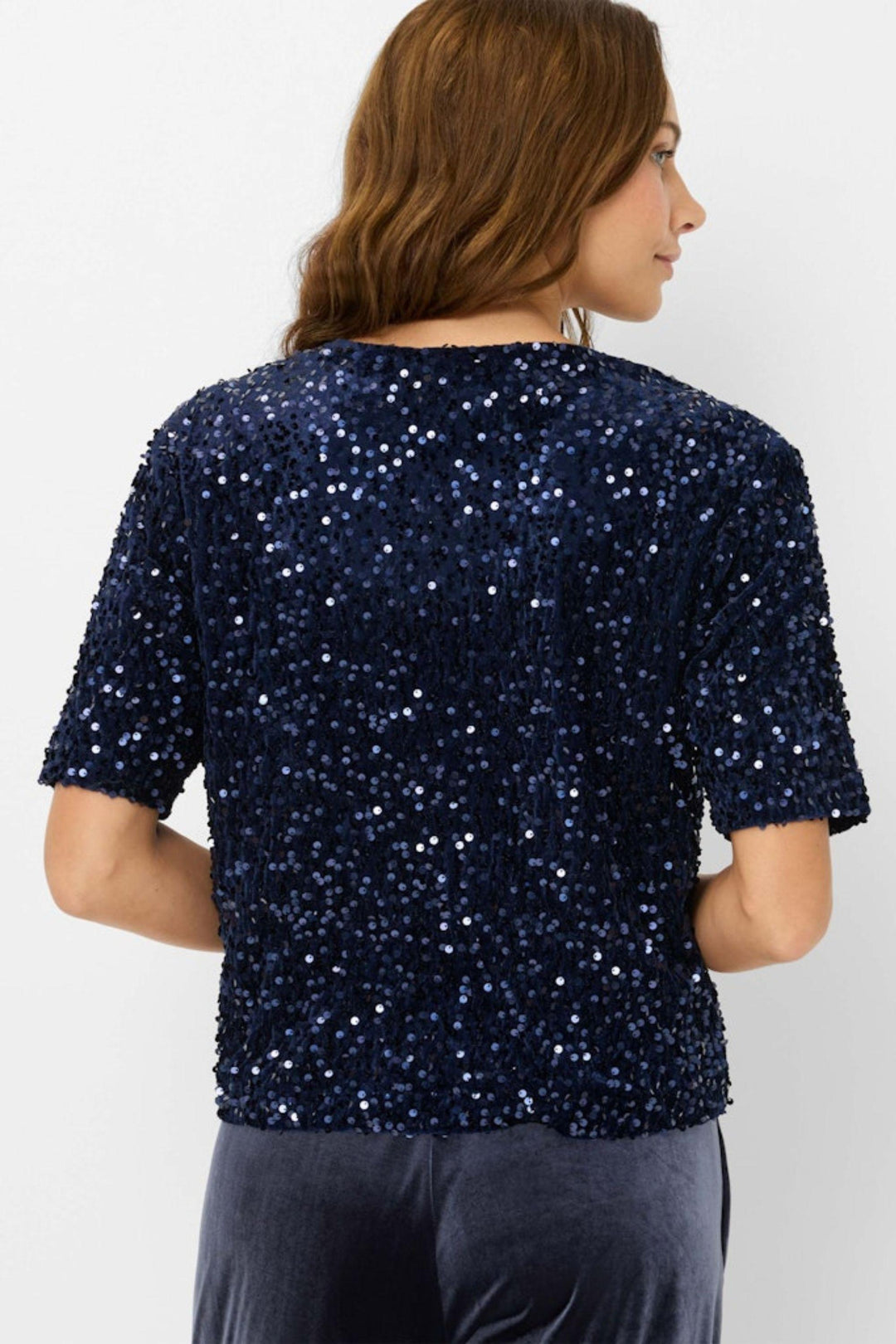 CARA SEQUIN TEE - 37-3858 - TOP