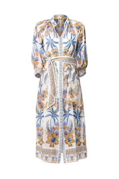 CARMEN SILK COTTON DRESS - OW42026 DRESS