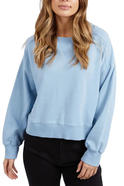 CECILE CREW - 55X0191 8 / BLUE TRACK TOP