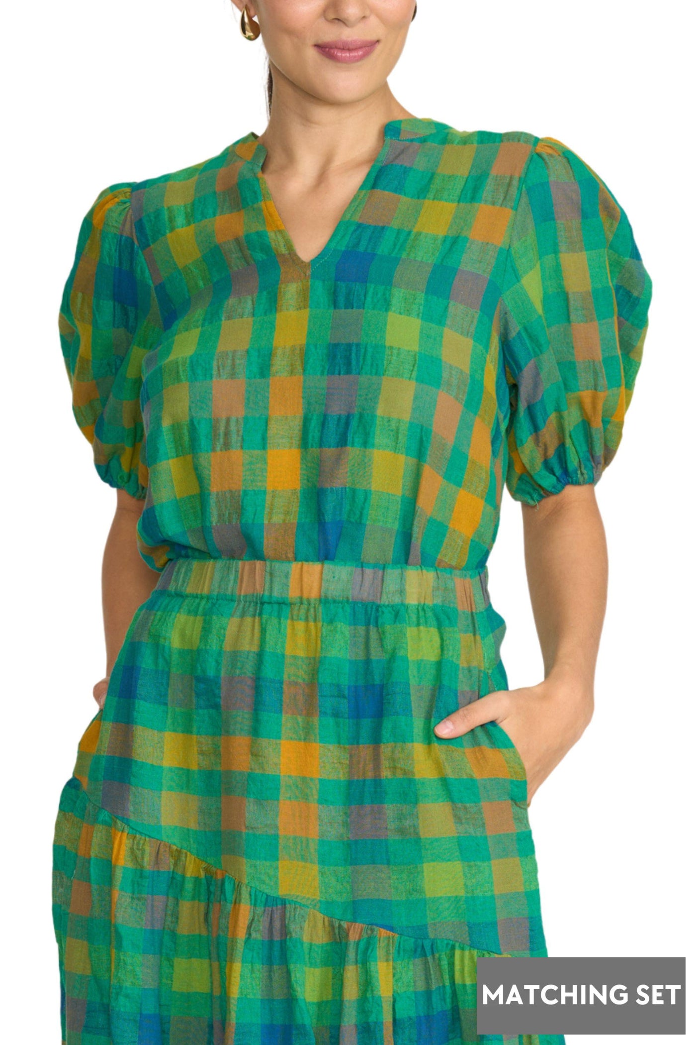 CHECKMATE TOP - FO8339 OBriens Clothing Co CHECKMATE TOP - FO8339 OBriens Clothing Co
