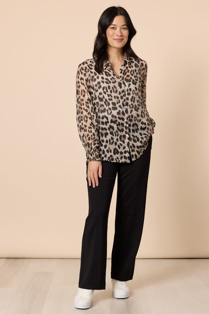 CHEETAH PRINT SHIRT - 48815GS - SHIRT