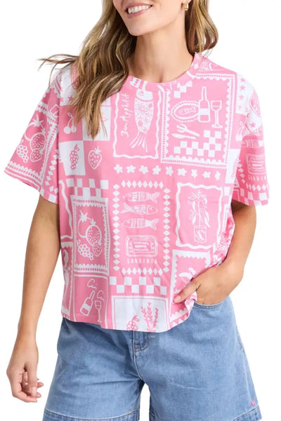 CHIN CHIN TEE - 8169051 8 / PINK T-SHIRT