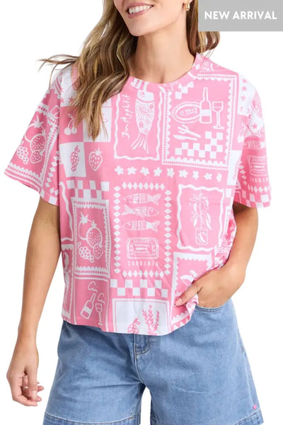 CHIN CHIN TEE - 8169051 8 / PINK T-SHIRT