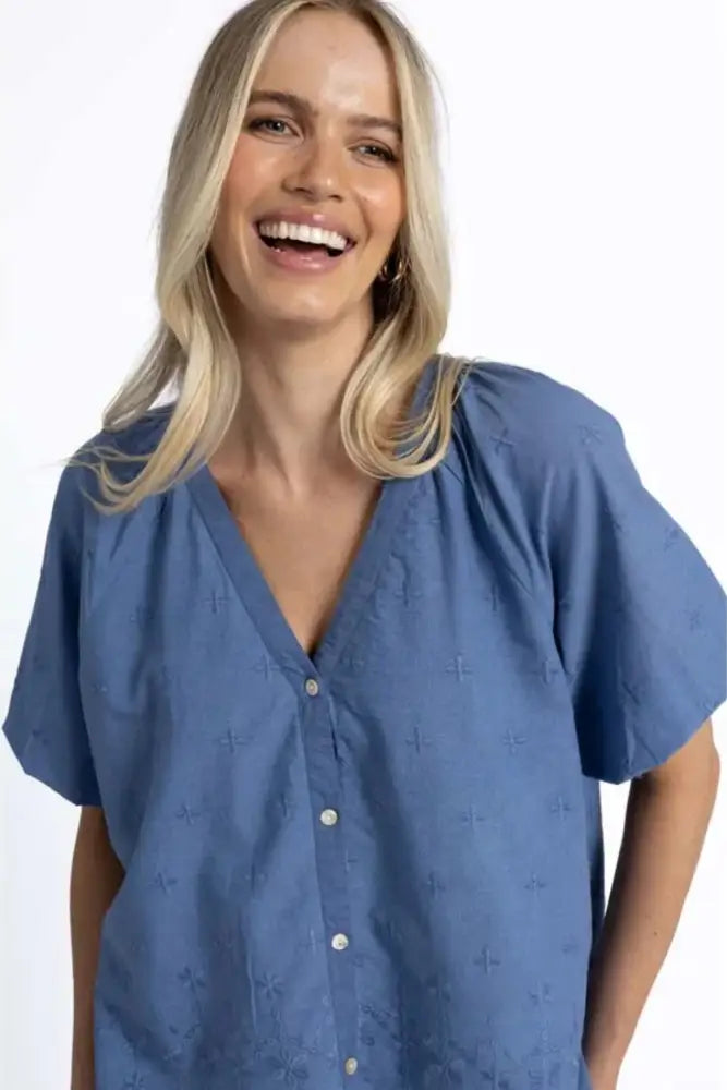 CHLOE BLOUSE - HS25306 BLOUSE