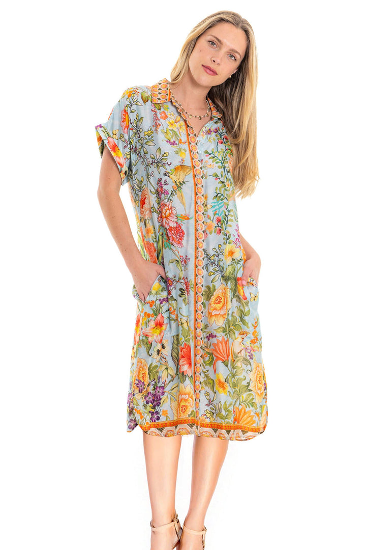 CIENNA DRESS TEMPLE GARDEN DRESDEN DRESS - LDR-1807-TGD