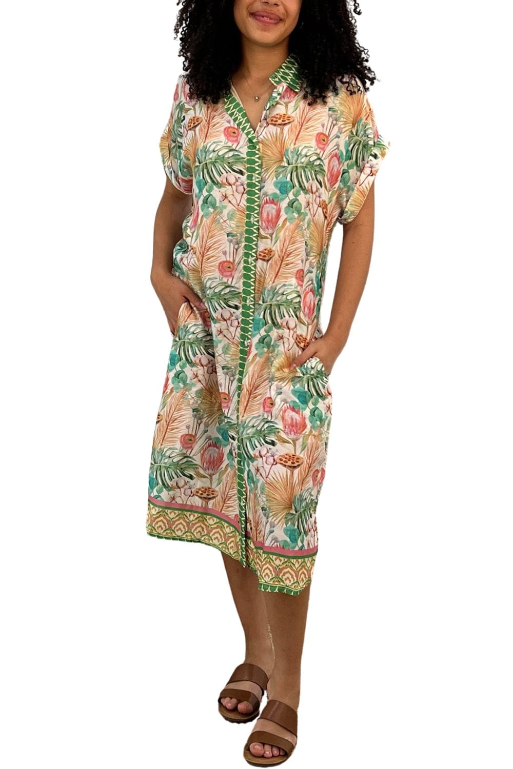 CIENNA DRESS XS / FLOWER DRESDEN DRESS - LDR-1807