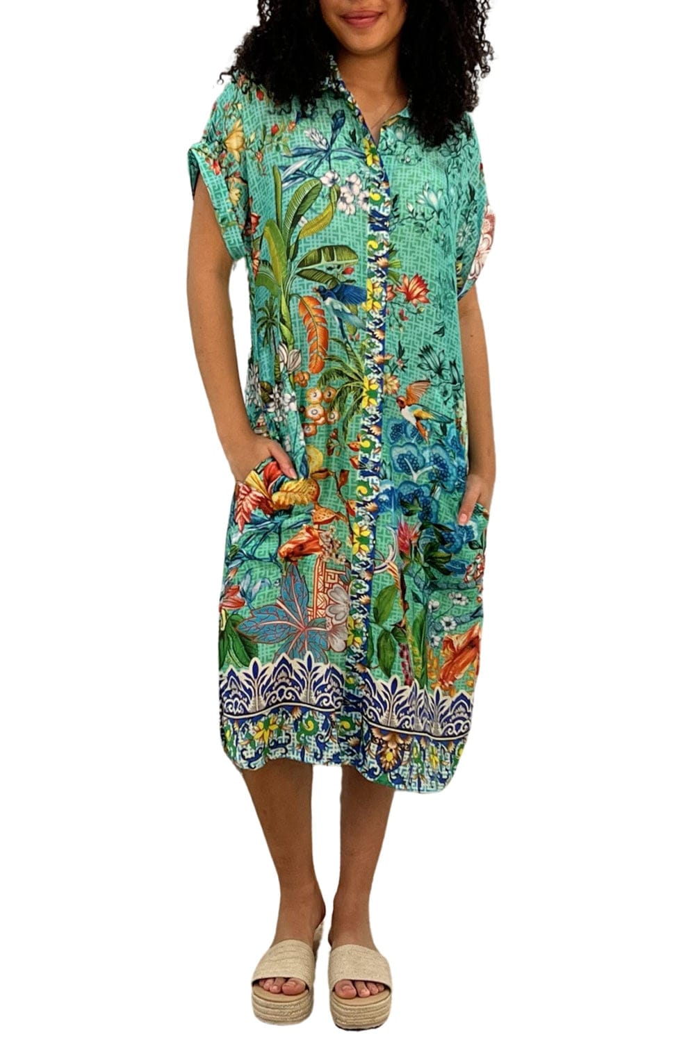 CIENNA DRESS XS / MULTI DRESDEN DRESS - LDR-1807