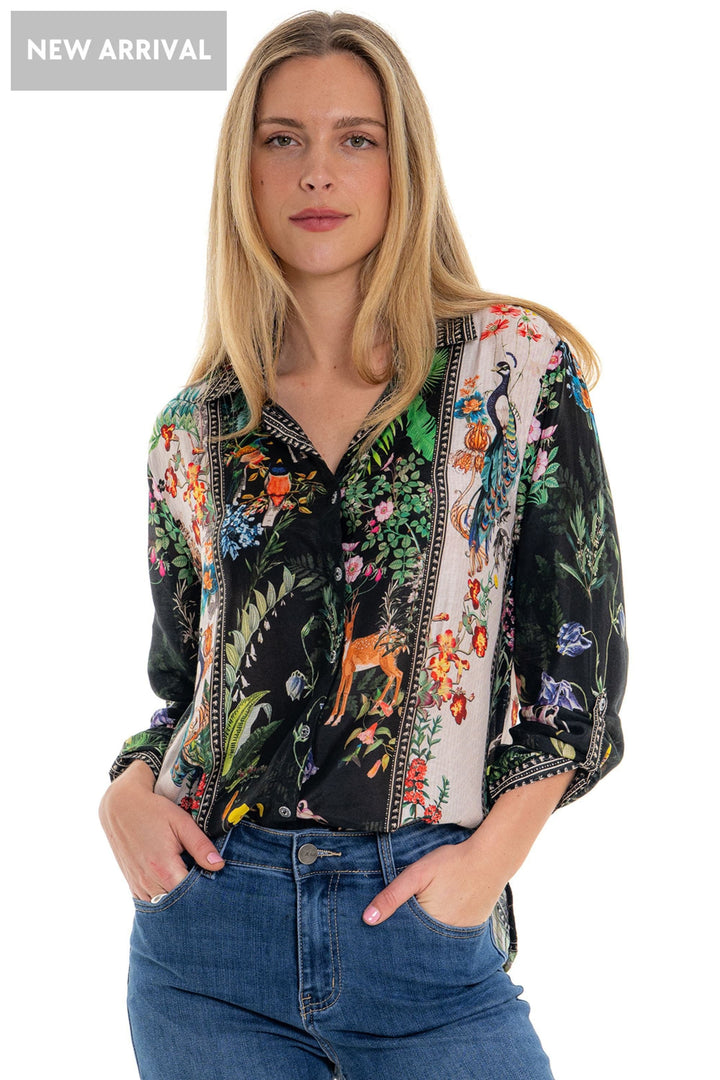 CIENNA SHIRT FOREST SHIRT - TOP-1857-FST