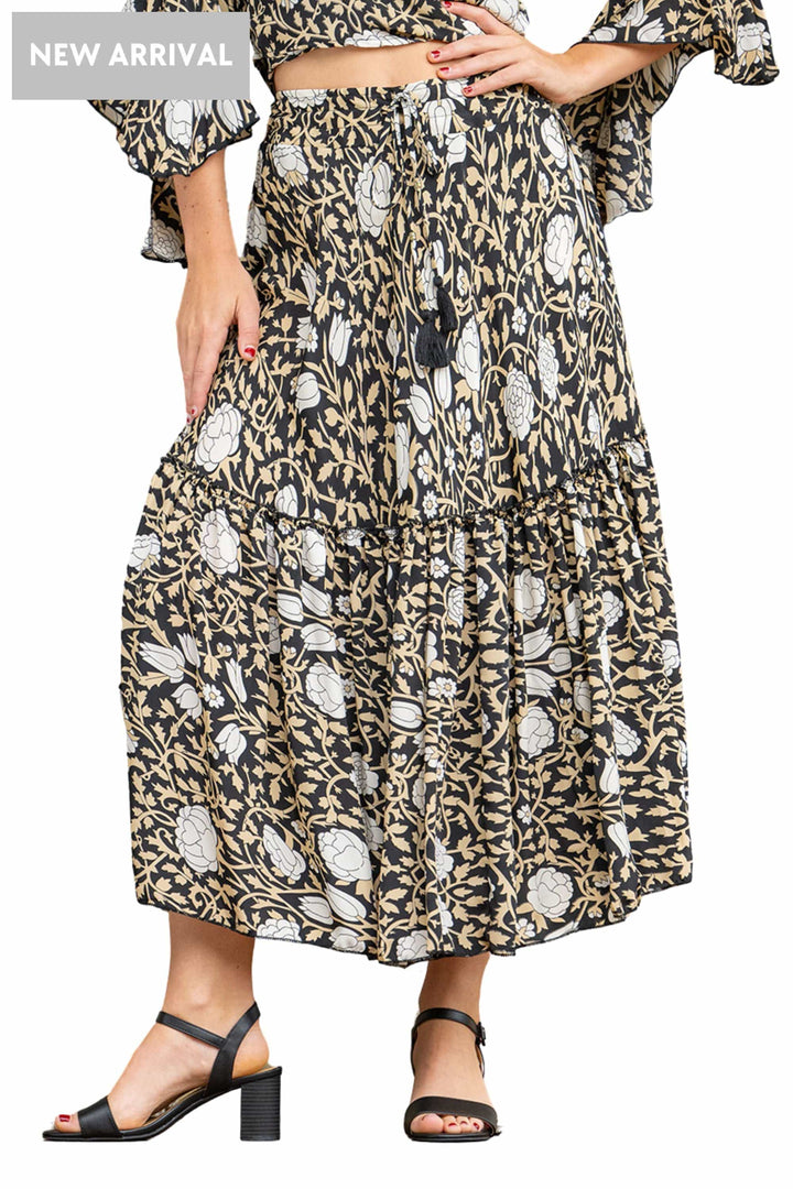 CIENNA SKIRT IMOGEN FRILL MAXI SKIRT - SKT-12-IMO