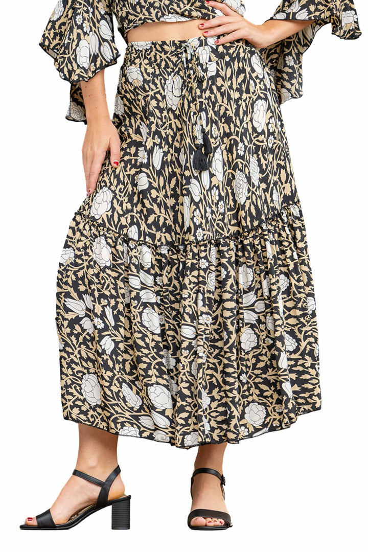 CIENNA SKIRT IMOGEN FRILL MAXI SKIRT - SKT-12-IMO