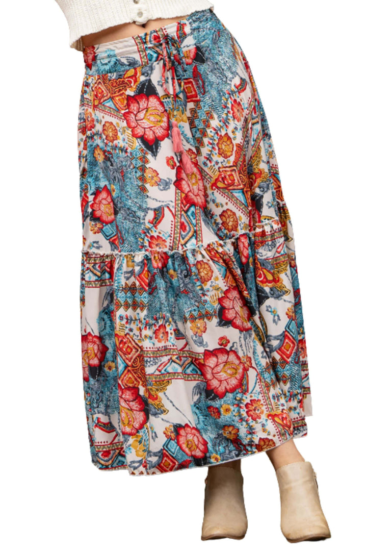 CIENNA SKIRT MARGOT FRILL MAXI SKIRT - SKT-12-MGO