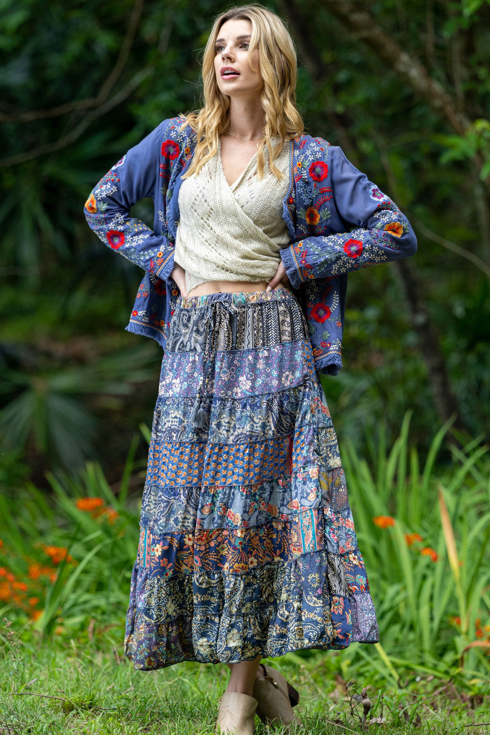 CIENNA SKIRT STEVIE SKIRT - SKT-08-DEN