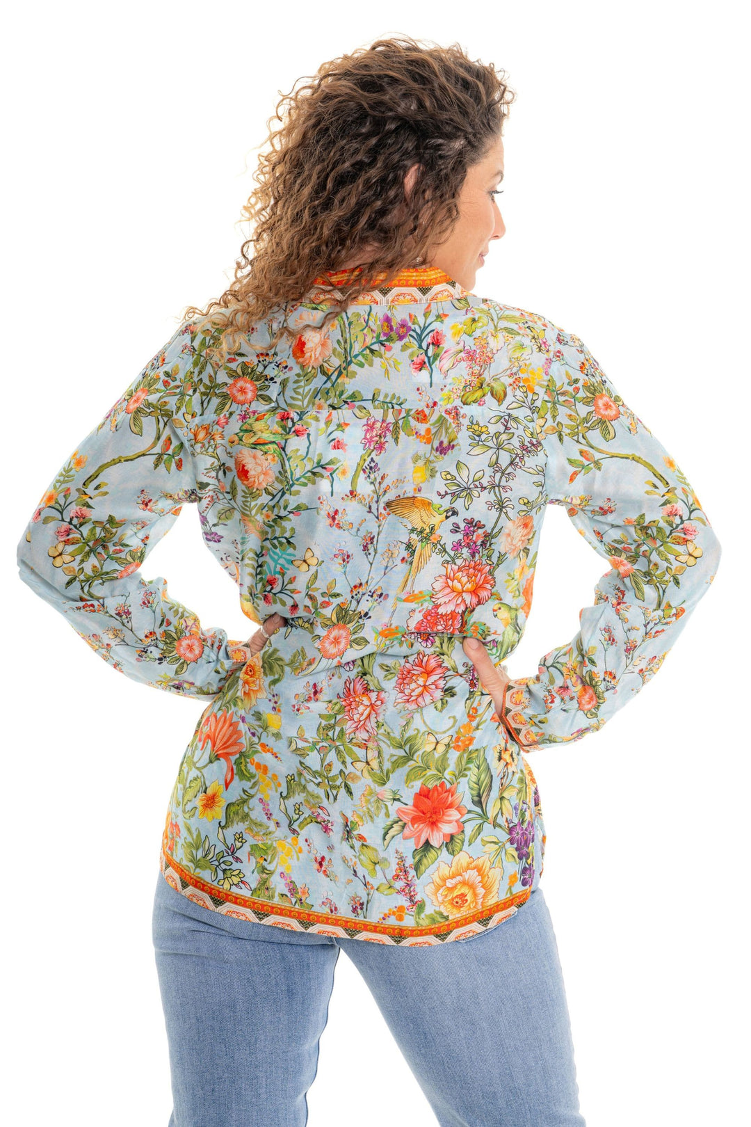 CIENNA SKIRT TEMPLE GARDEN SHIRT - TOP-12-TGD