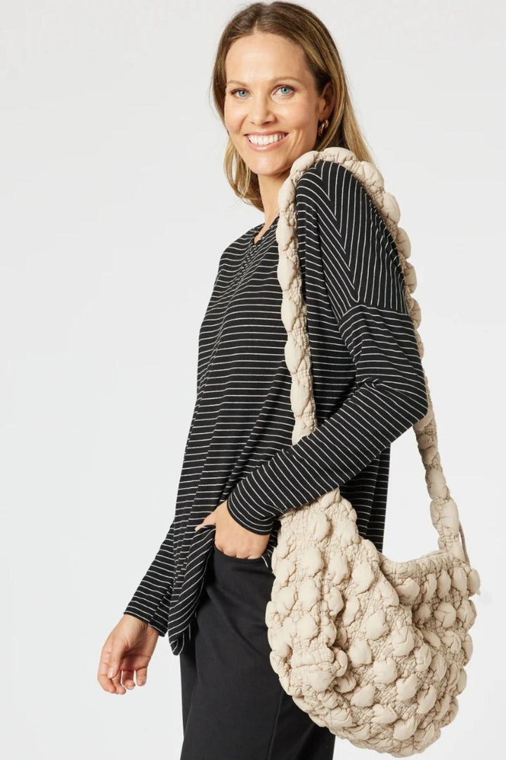 CLARITY BAG NATURAL OFF THE GRID PUFFER BAG - 47154T