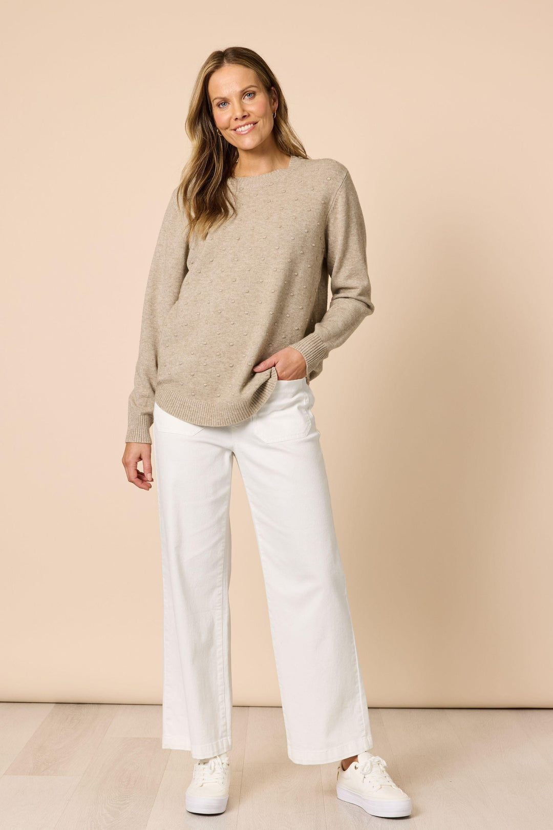 CLARITY JUMPER ALPINE SPOT KNIT - 49279C