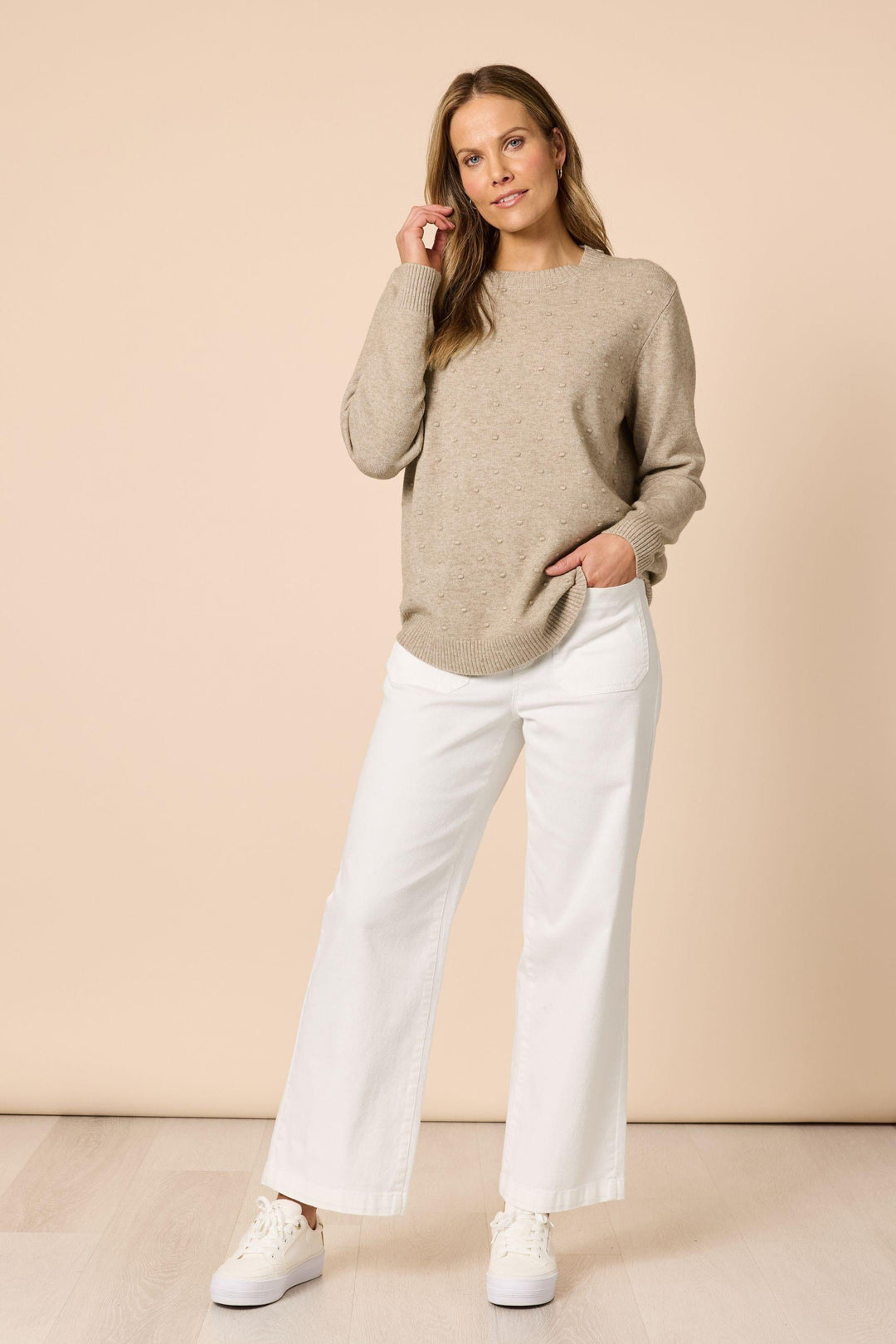 CLARITY JUMPER ALPINE SPOT KNIT - 49279C