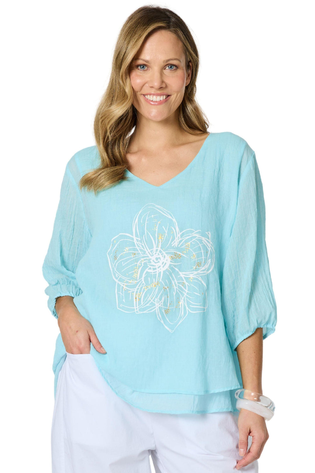 CLARITY TOP CAMELLIA TOP - 50097C