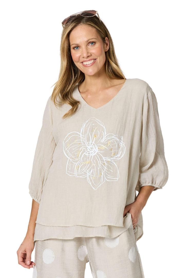 CLARITY TOP CAMELLIA TOP - 50097C