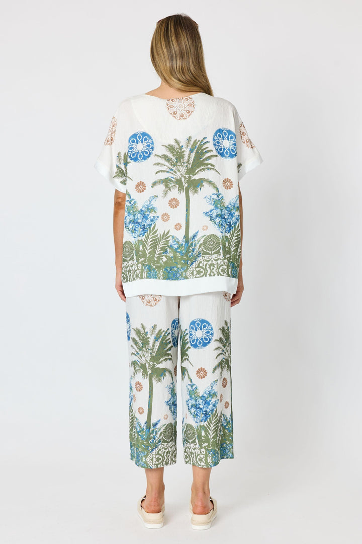 CLARITY TOP ESCAPE PRINT TOP - 49777C