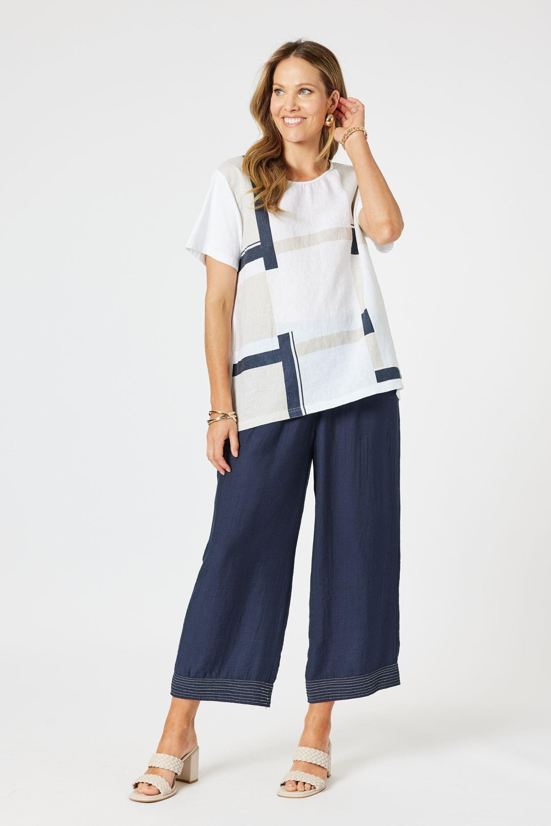 CLARITY TOP GEOMETRIC TOP - 48237C