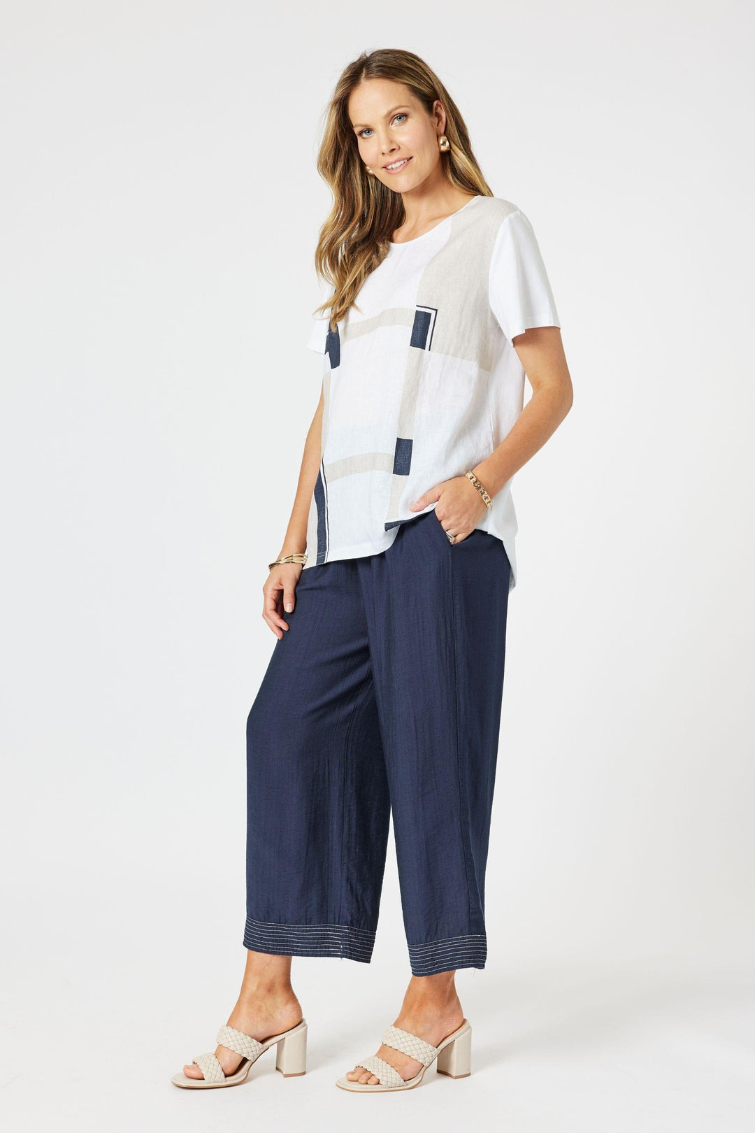 CLARITY TOP GEOMETRIC TOP - 48237C