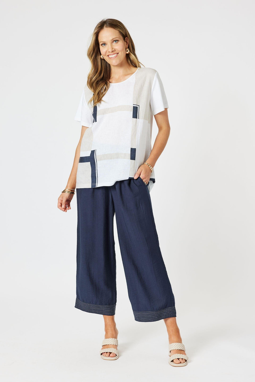 CLARITY TOP GEOMETRIC TOP - 48237C