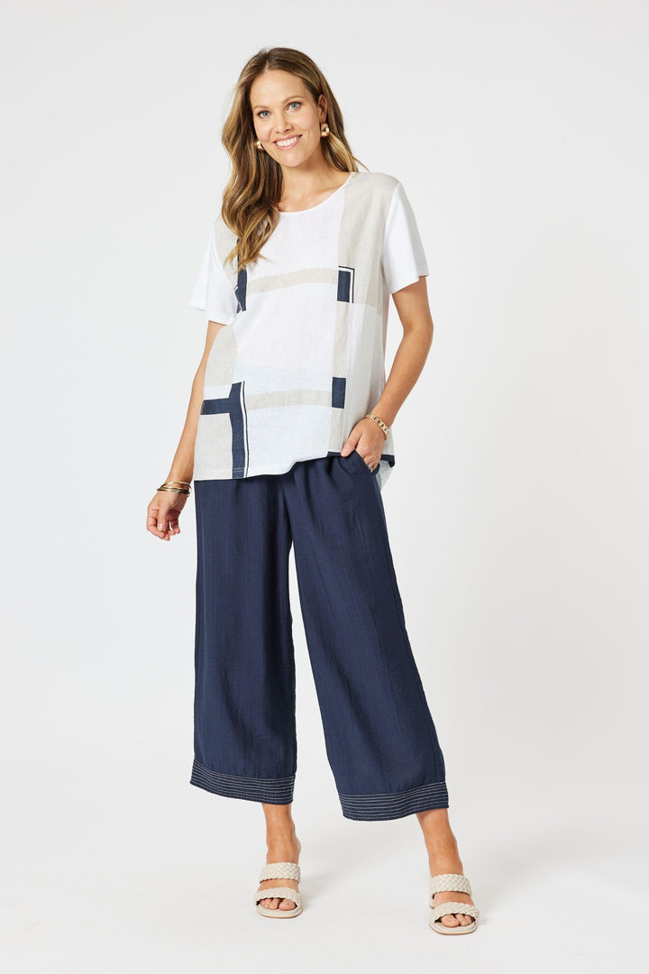 CLARITY TOP GEOMETRIC TOP - 48237C