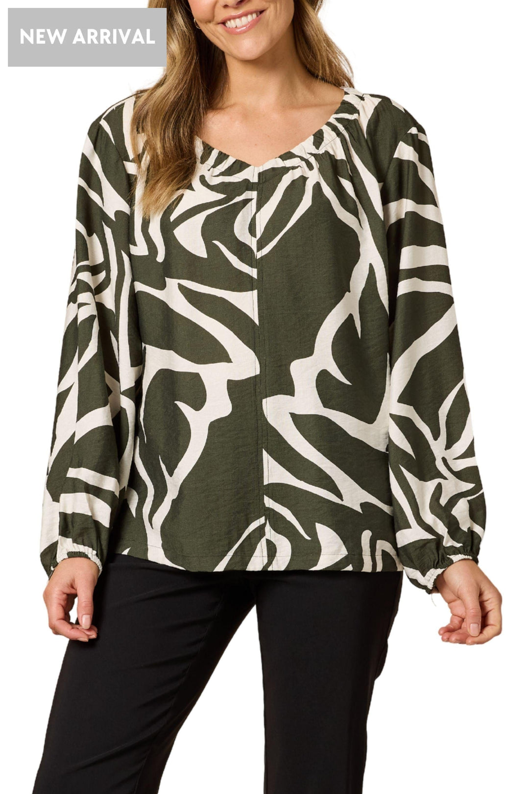 CLARITY TOP LYON PRINT TOP - 49202C