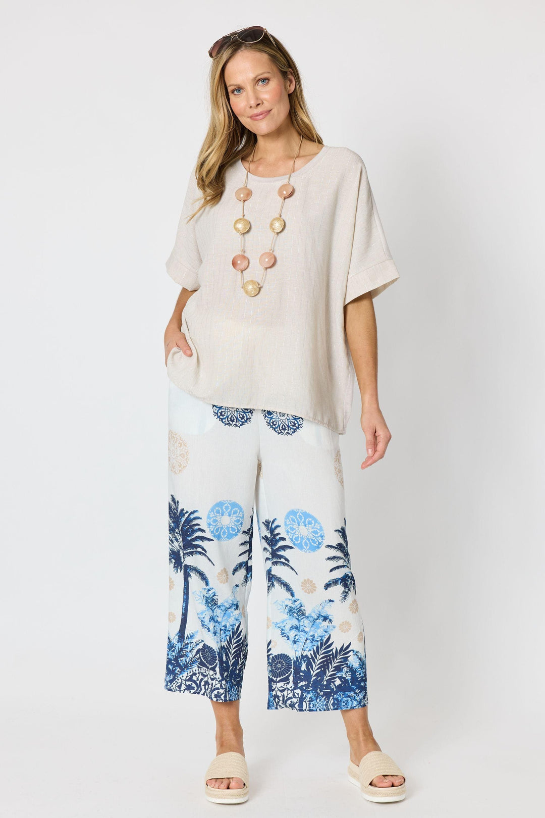 CLARITY TOP RIVIERA RELAXED TOP - 49615C