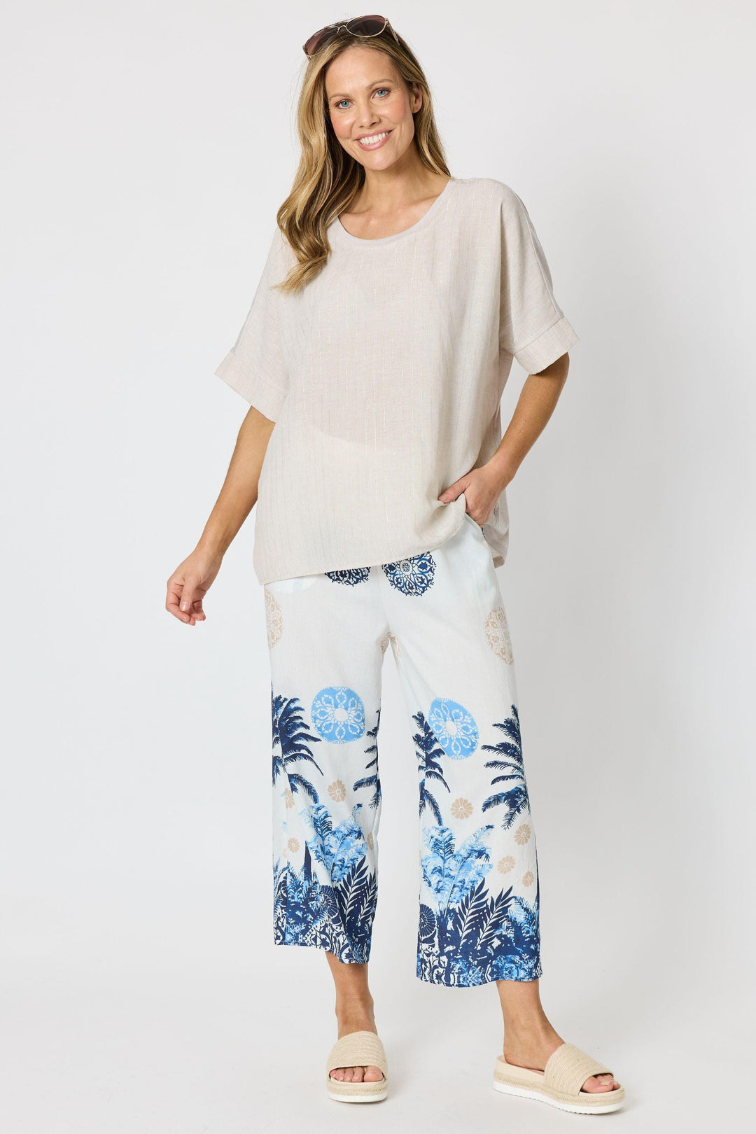 CLARITY TOP RIVIERA RELAXED TOP - 49615C