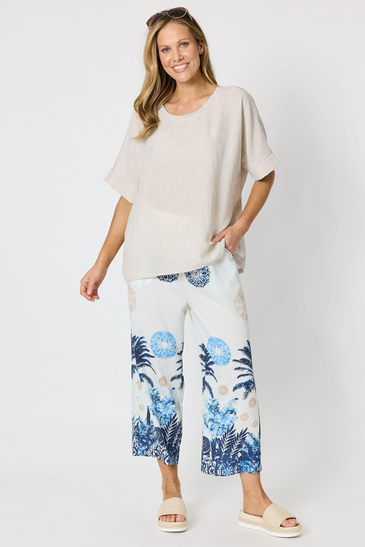 CLARITY TOP RIVIERA RELAXED TOP - 49615C