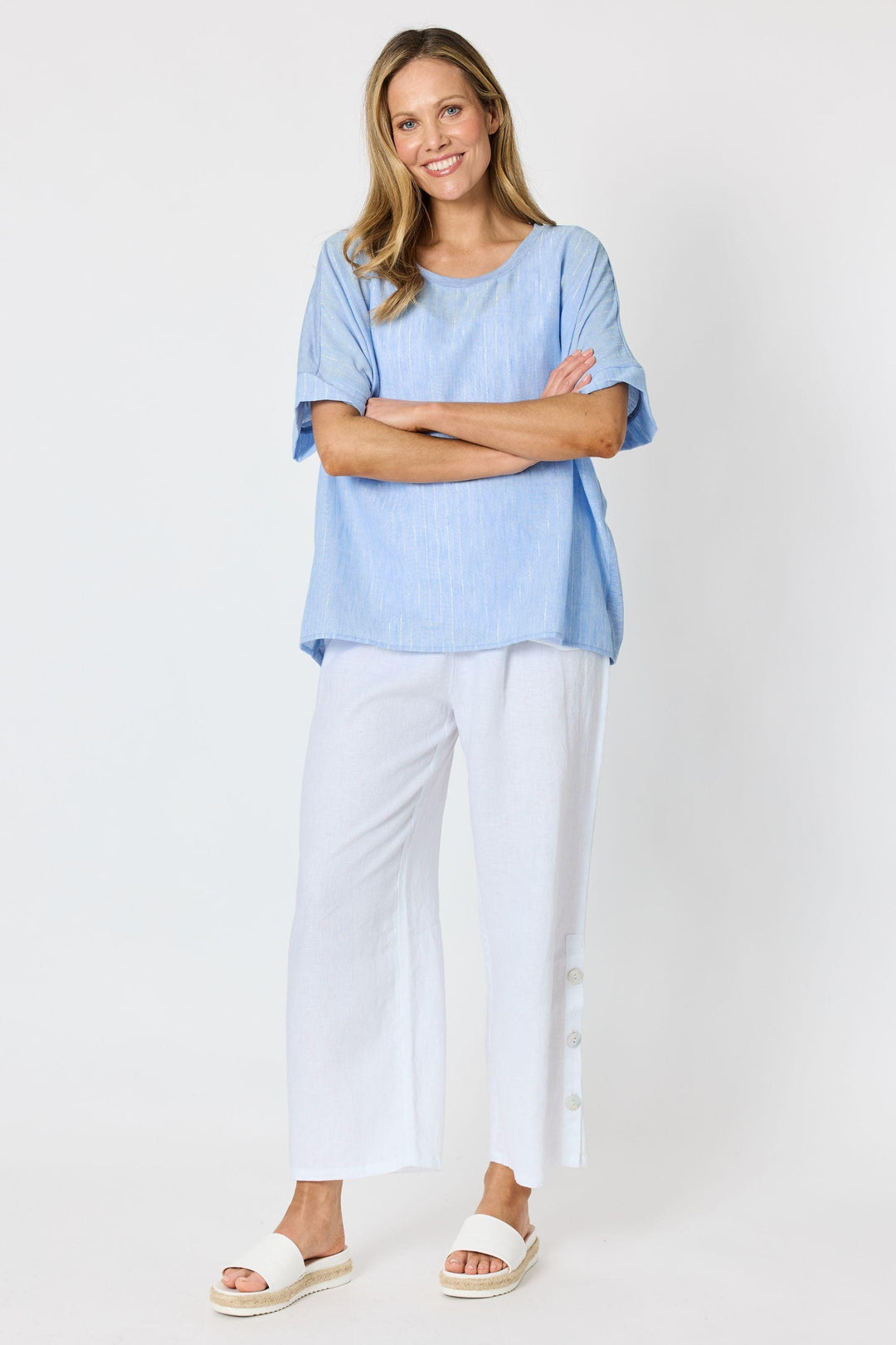 CLARITY TOP RIVIERA RELAXED TOP - 49615C