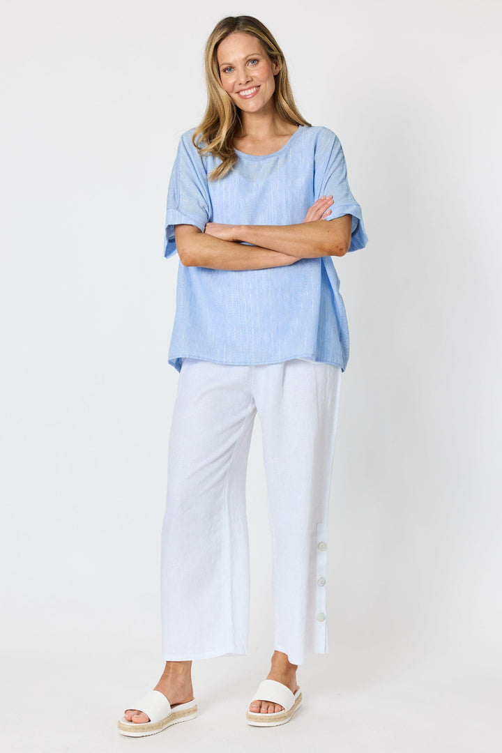 CLARITY TOP RIVIERA RELAXED TOP - 49615C
