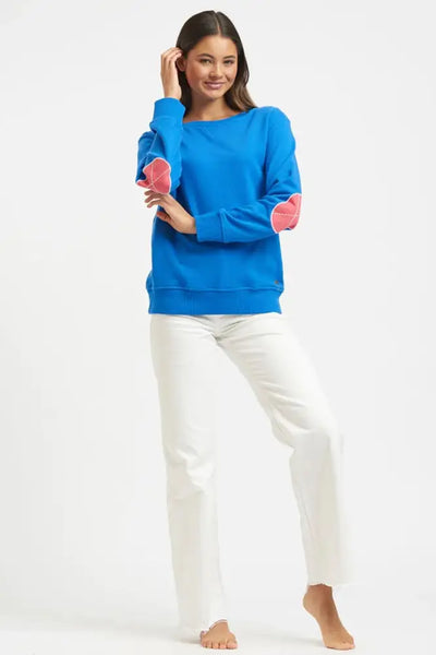 CLASSIC COTTON SWEATSHIRT - C/RB/PRE TRACK TOP