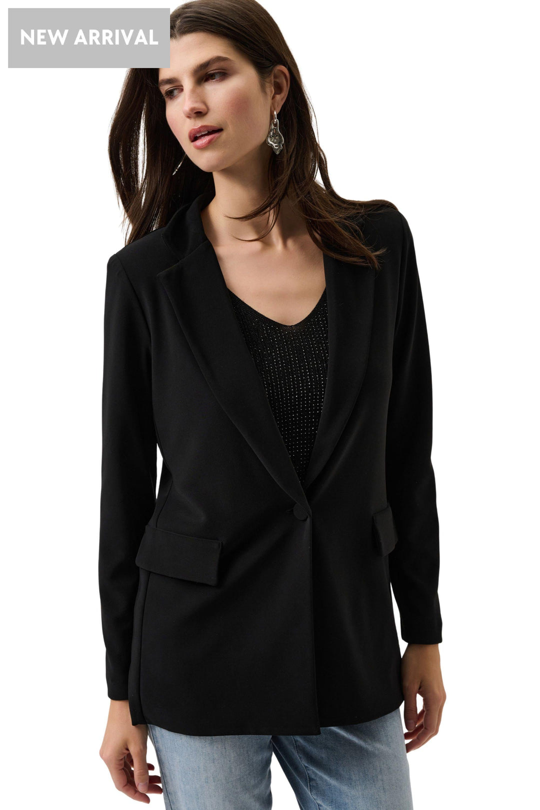 CLASSIC STRAIGHT BLAZER - 231064JR - JACKET